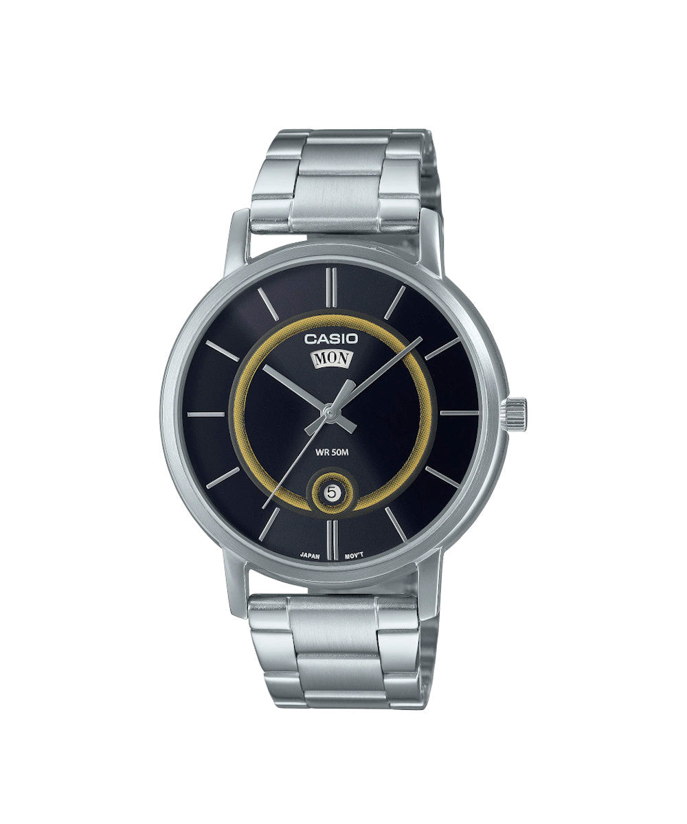 RELOJ PARA HOMBRE CASIO MTP-B120D-1AVDF -PLATEADO