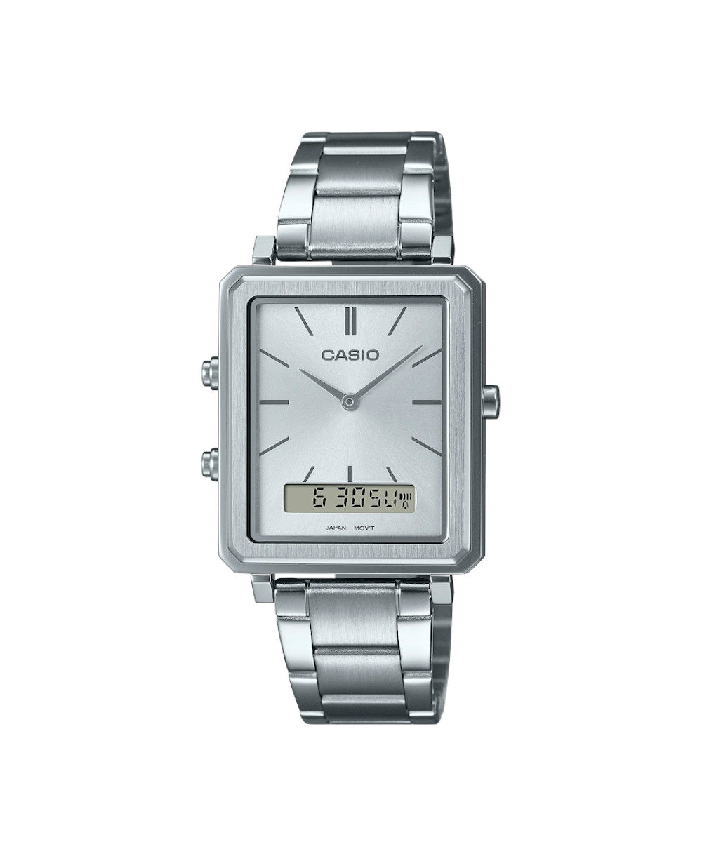 RELOJ PARA HOMBRE CASIO MTP-B205D-7EDF -BLANCO