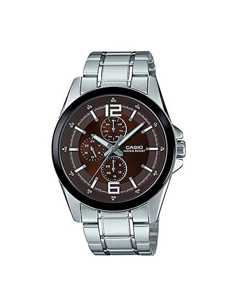 RELOJ PARA HOMBRE CASIO MTP-E306D-5ADF -CAFÉ