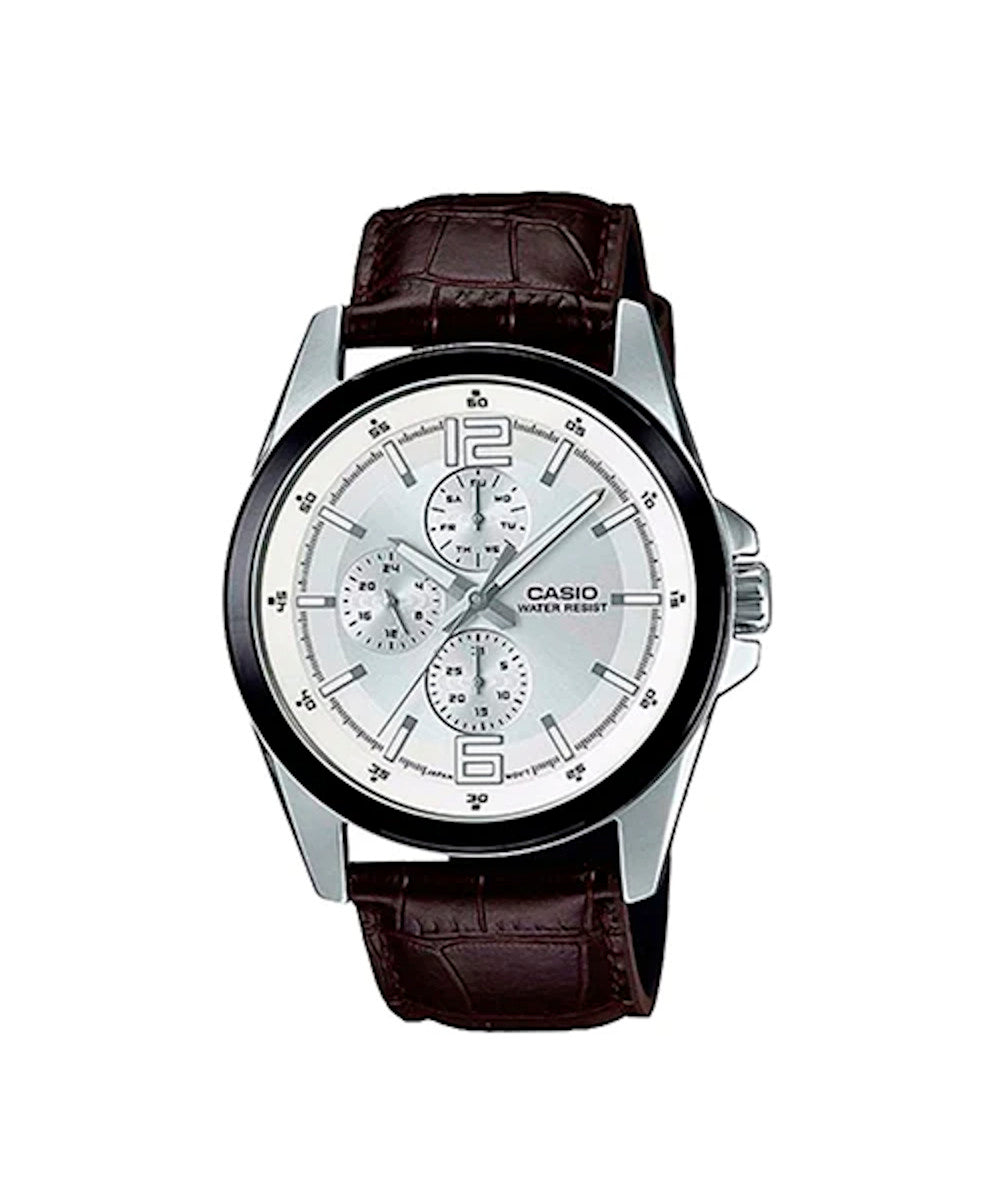 RELOJ PARA HOMBRE CASIO MTP-E306L-7ADF -BLANCO