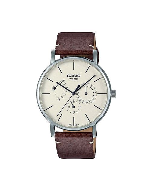 RELOJ PARA HOMBRE CASIO MTP-E320L-5EVDF -CAFÉ