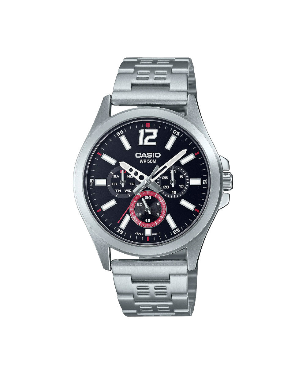 RELOJ PARA HOMBRE CASIO MTP-E350D-1BVDF - NEGRO
