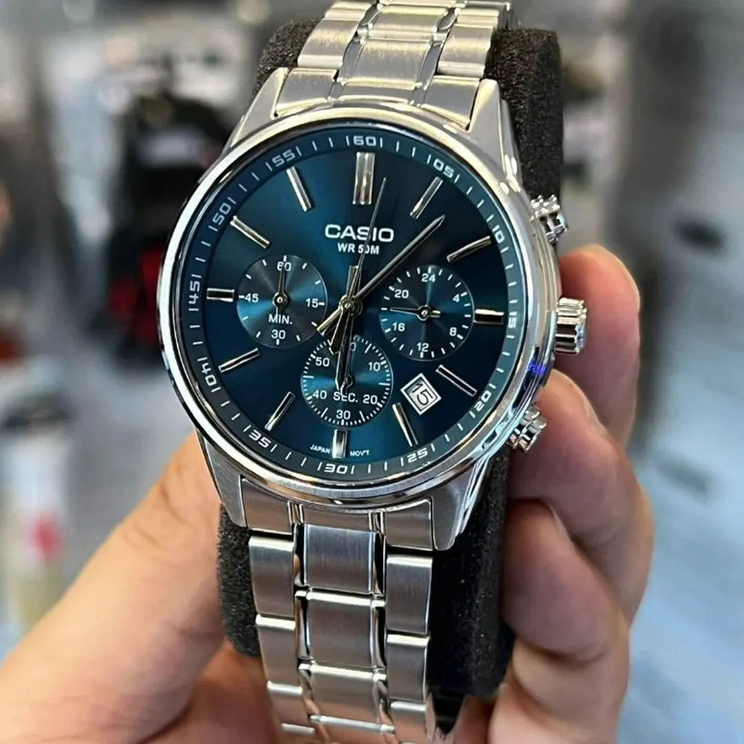 MTP-E515D-2A1VDF RELOJ PARA HOMBRE CASIO - AZUL