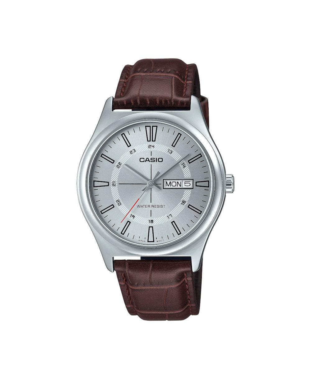 RELOJ PARA HOMBRE CASIO MTP-V006L-7CUDF -CAFÉ