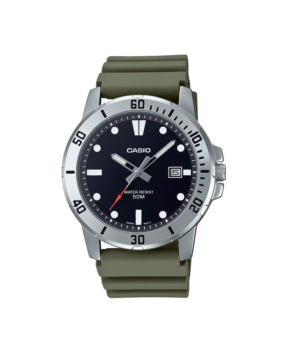 RELOJ PARA HOMBRE CASIO MTP-VD01-3EVUDF - NEGRO