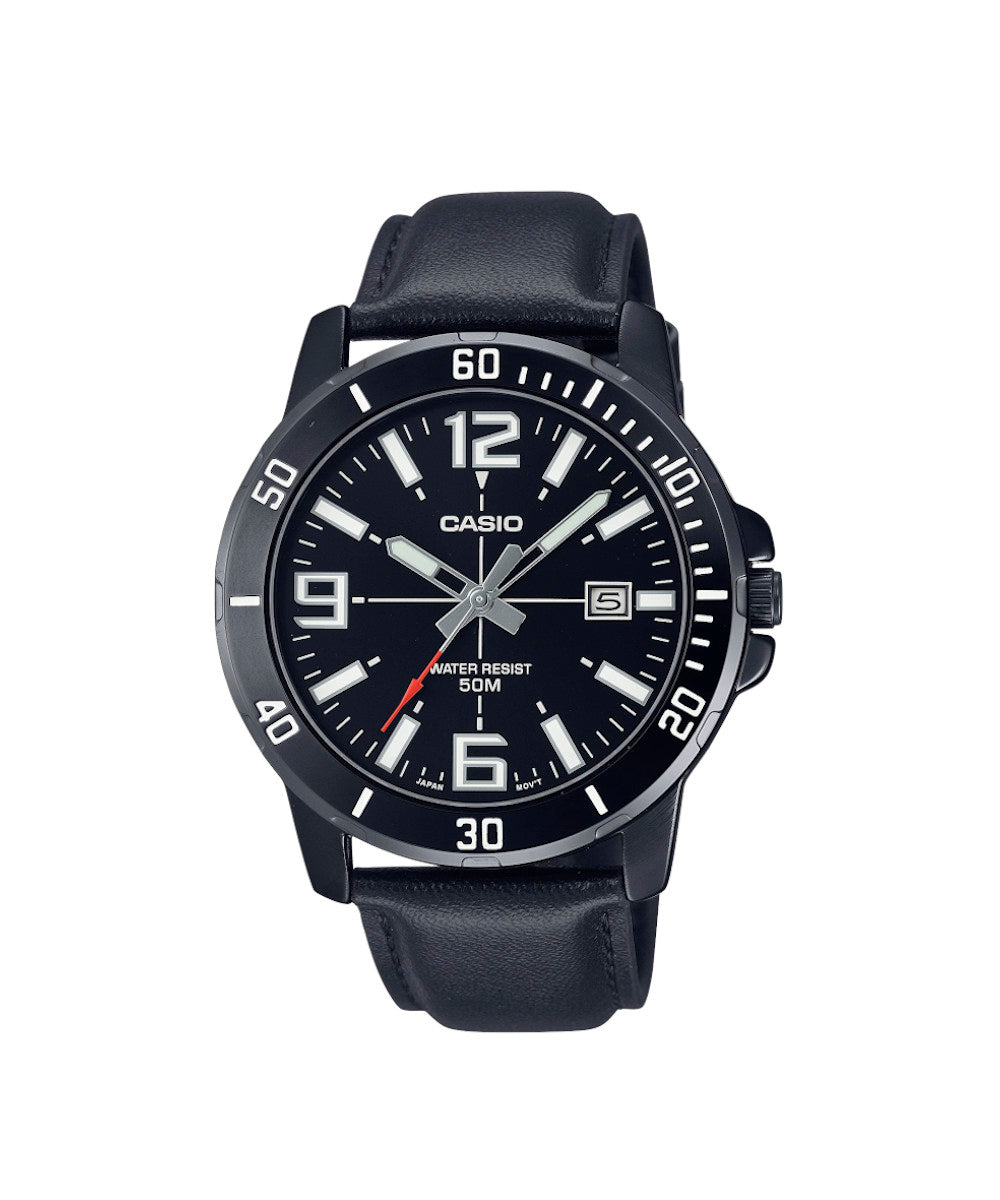RELOJ PARA HOMBRE CASIO MTP-VD01BL-1BVUDF - NEGRO