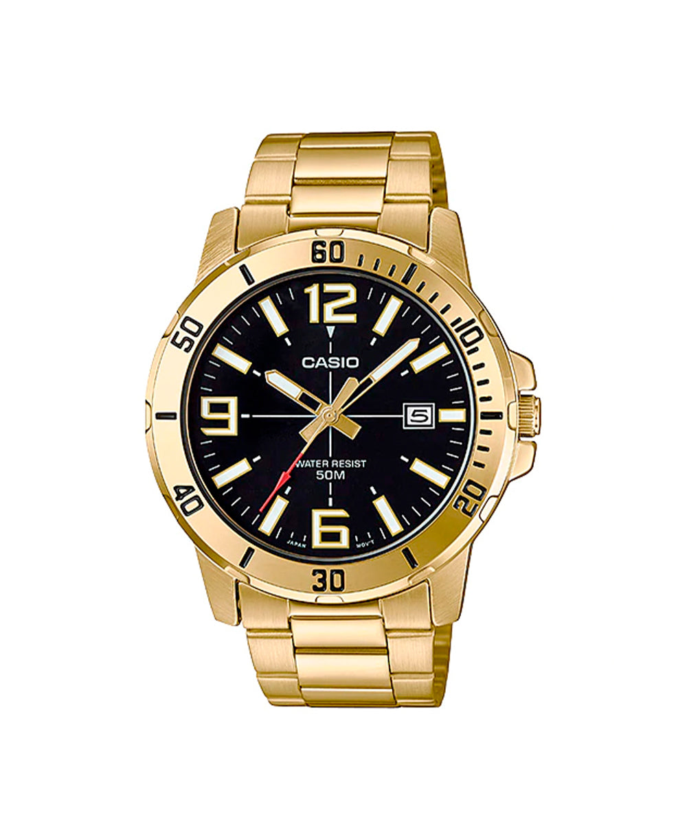 RELOJ PARA HOMBRE CASIO MTP-VD01G-1BVUDF -DORADO