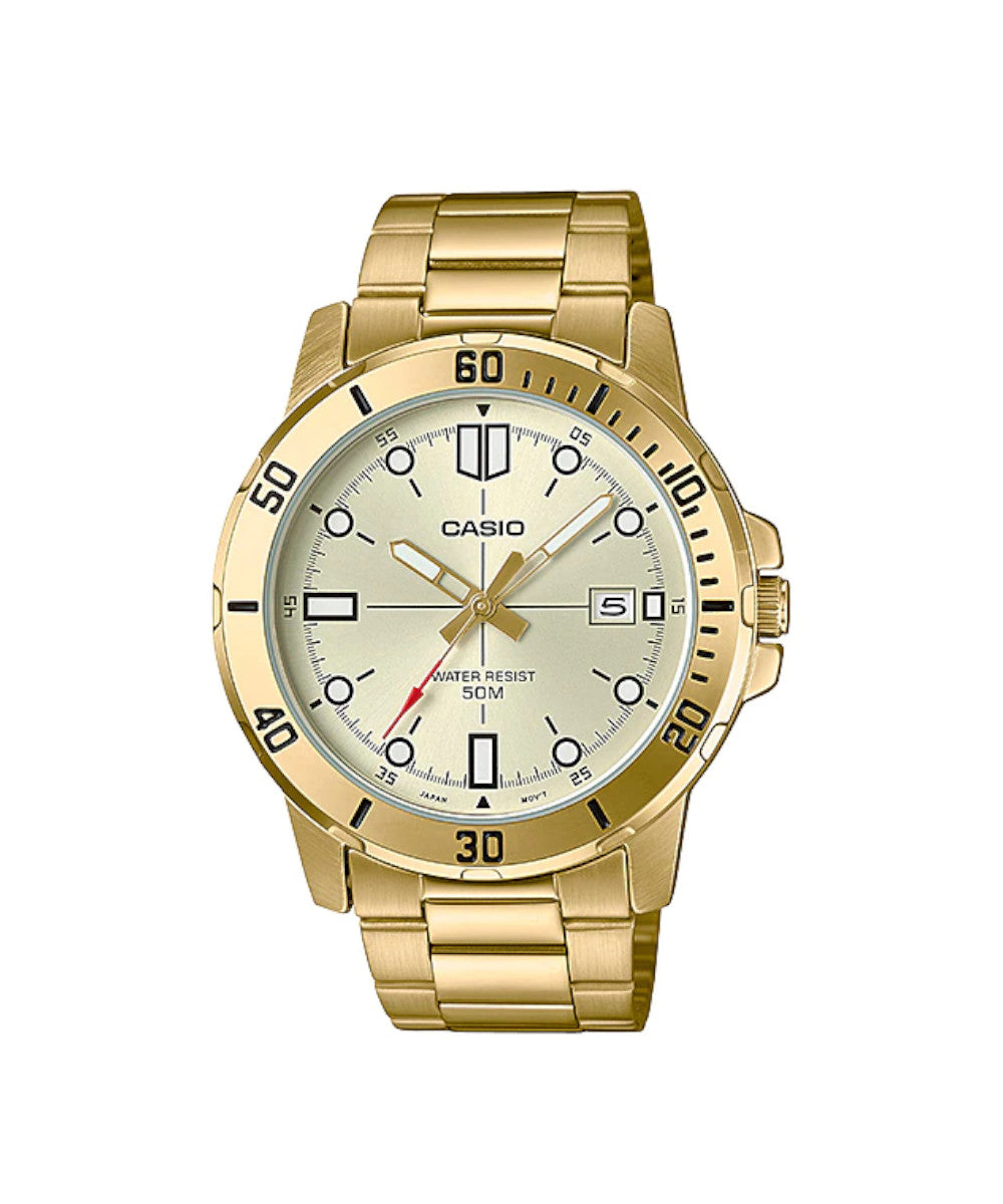 RELOJ PARA HOMBRE CASIO MTP-VD01G-9EVUDF -AMARILLO