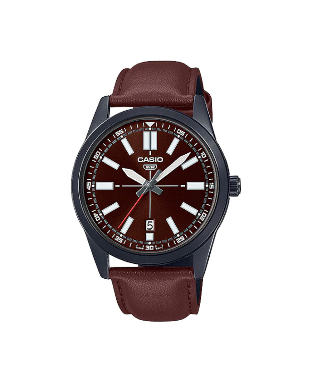RELOJ PARA HOMBRE CASIO MTP-VD02BL-5EUDF -CAFÉ