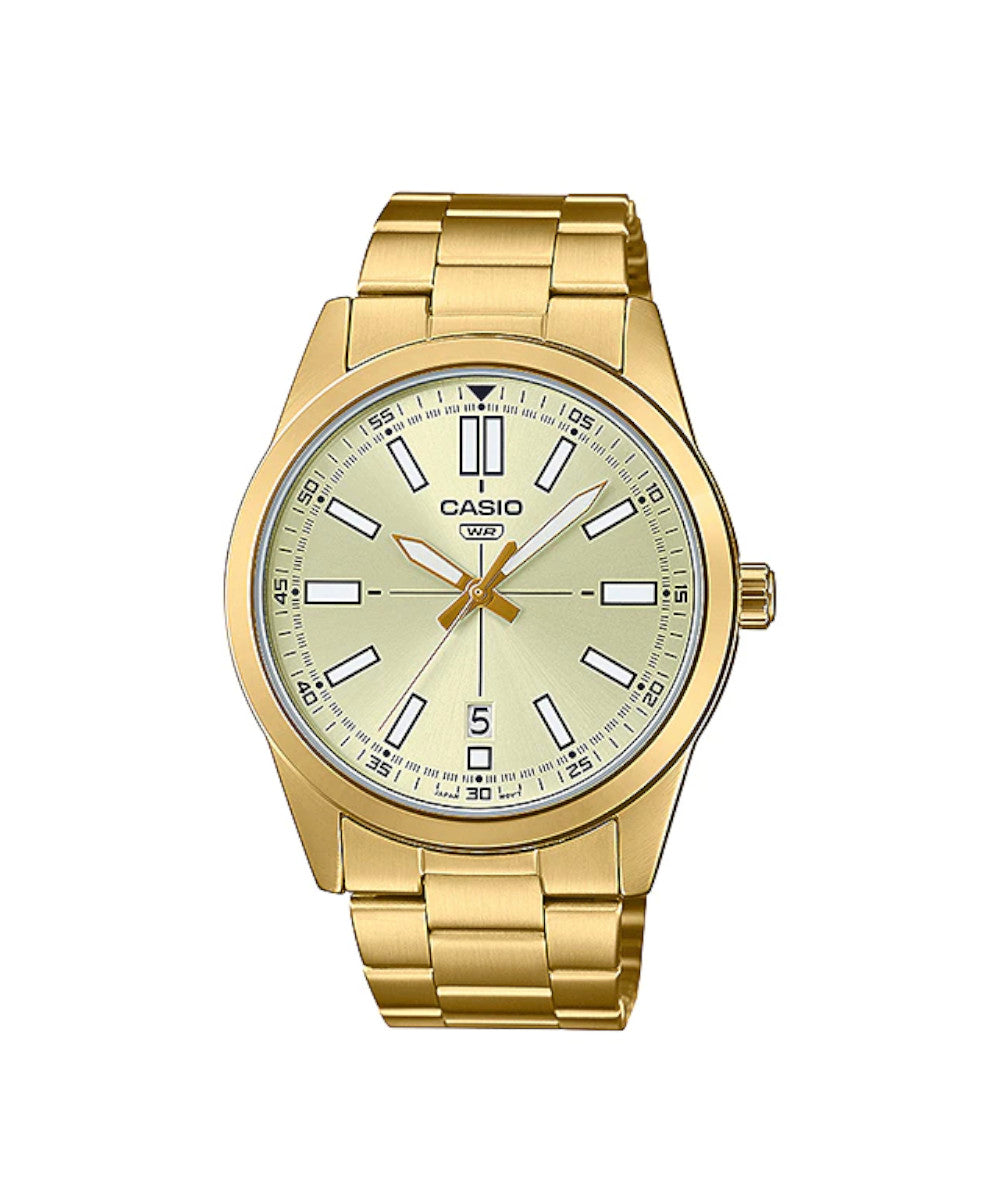 RELOJ PARA HOMBRE CASIO MTP-VD02G-9EUDF -AMARILLO