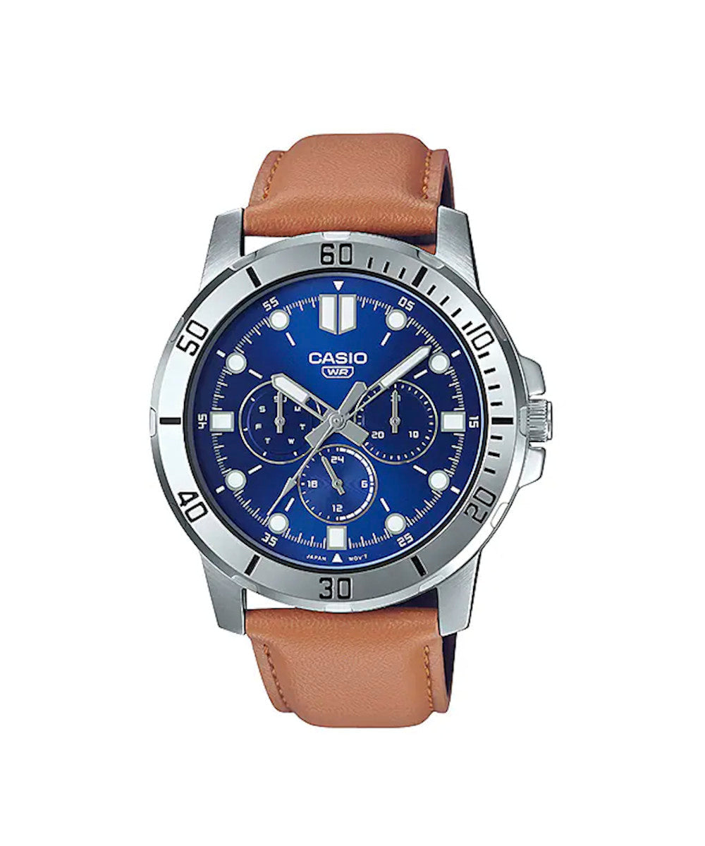 RELOJ PARA HOMBRE CASIO MTP-VD300L-2EUDF -CAFÉ