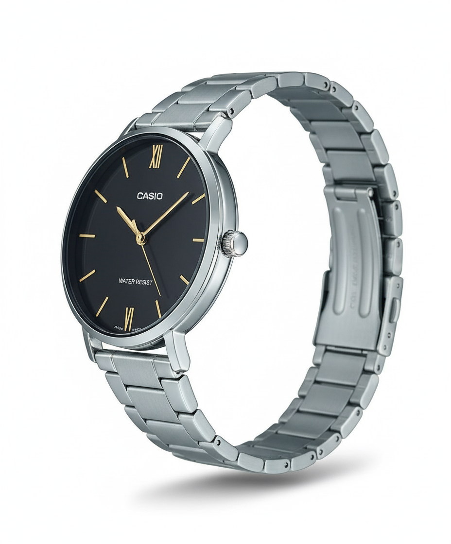 RELOJ PARA HOMBRE CASIO MTP-VT01D-1BUDF -NEGRO