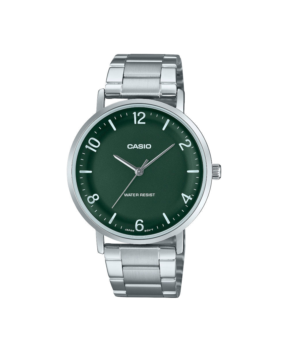 RELOJ PARA HOMBRE CASIO MTP-VT03D-3BDF -VERDE