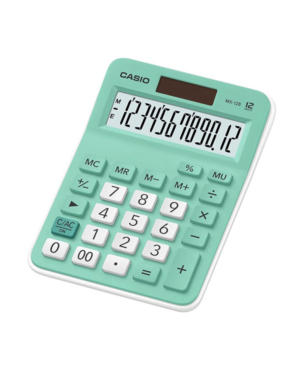 CALCULADORA CASIO MX-12B-GN-W-DC