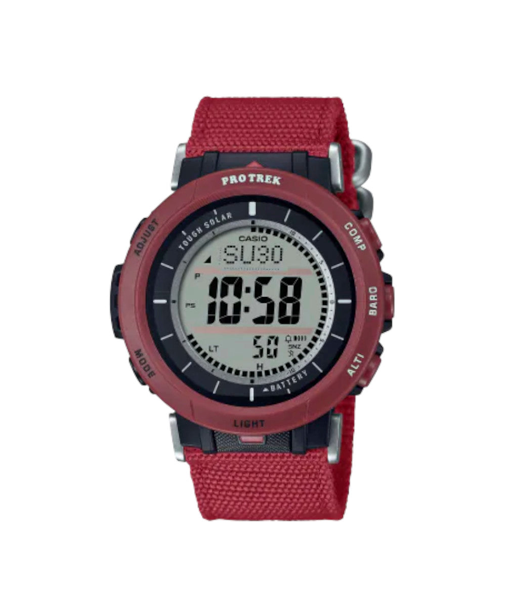 RELOJ PARA HOMBRE CASIO PROTREK PRG-30B-4DR -ROJO