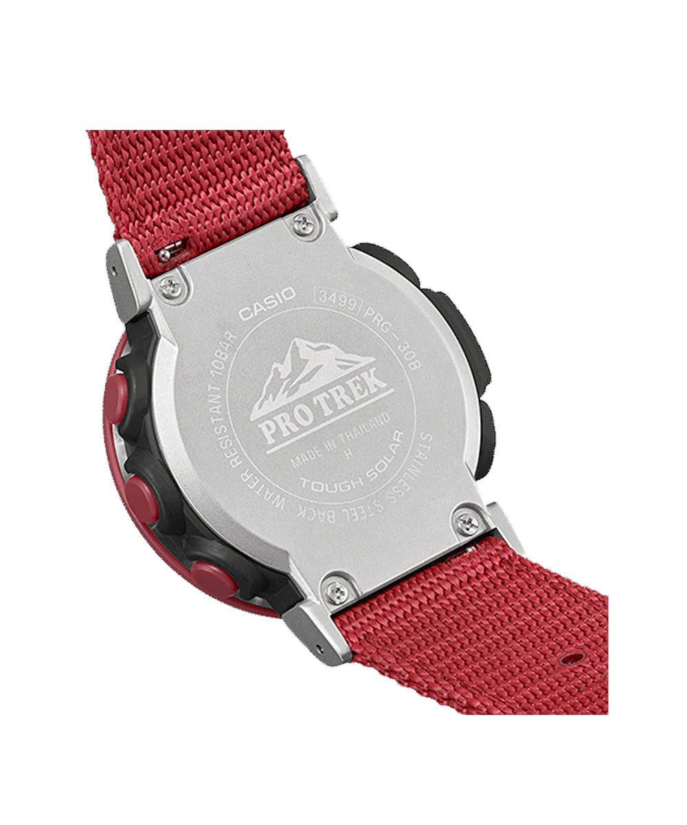 RELOJ PARA HOMBRE CASIO PROTREK PRG-30B-4DR -ROJO