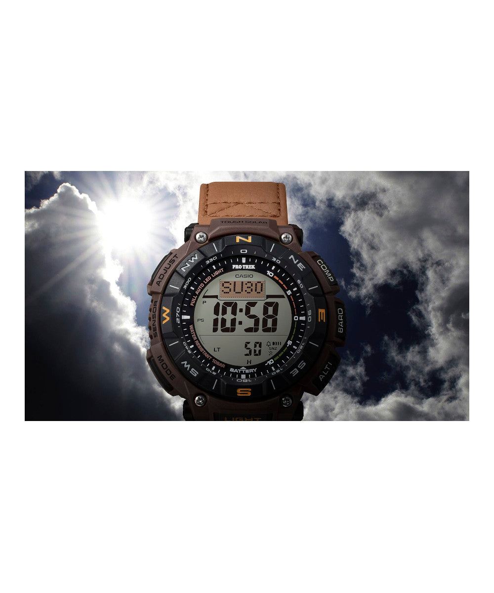 RELOJ PARA HOMBRE CASIO PROTREK  PRG-340L-5DR -CAFÉ