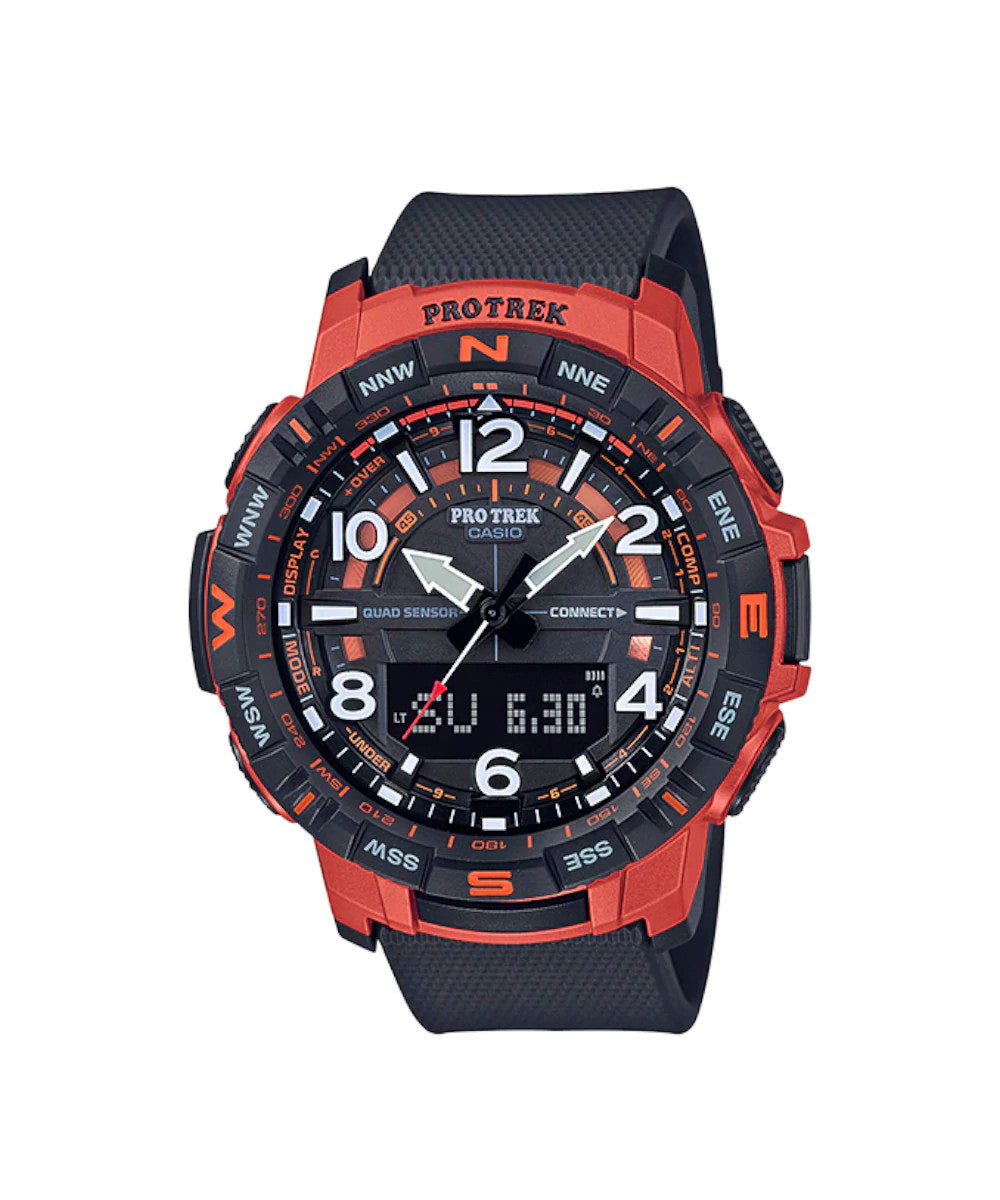 RELOJ PARA HOMBRE CASIO PROTREK  PRT-B50-4DR -NARANJADO