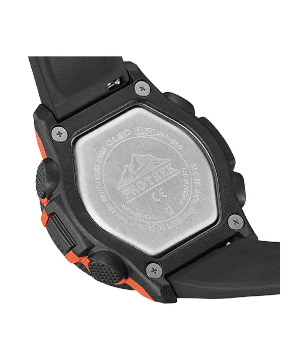 RELOJ PARA HOMBRE CASIO PROTREK  PRT-B50-4DR -NARANJADO