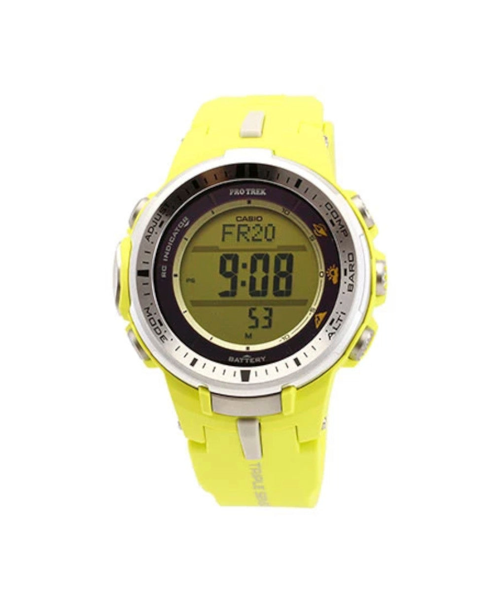 RELOJ PARA HOMBRE CASIO PROTREK PRW-3000-9BDR -AMARILLO