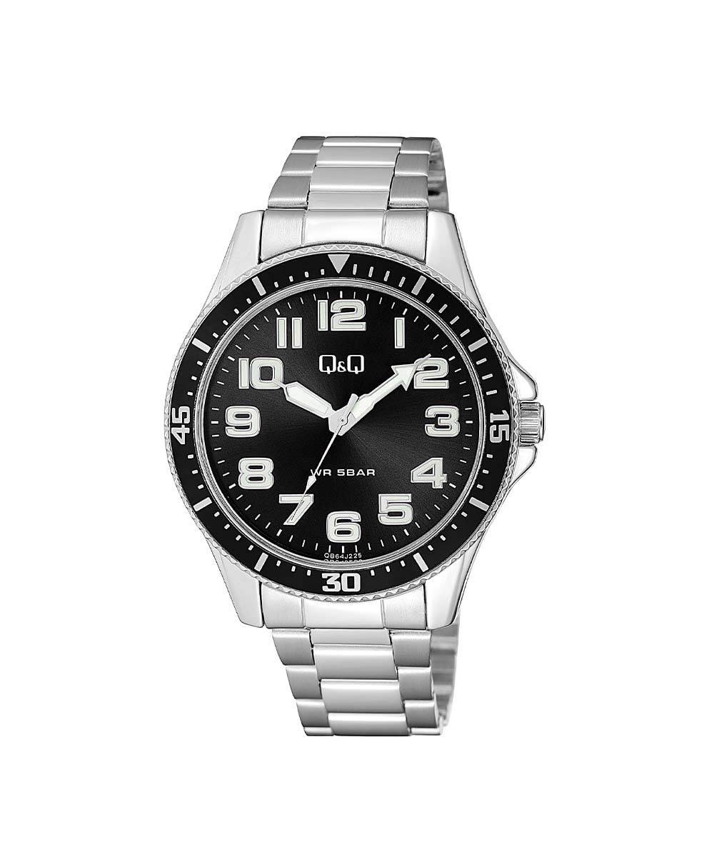 QB64J225Y RELOJ PARA HOMBRE Q&Q - NEGRO