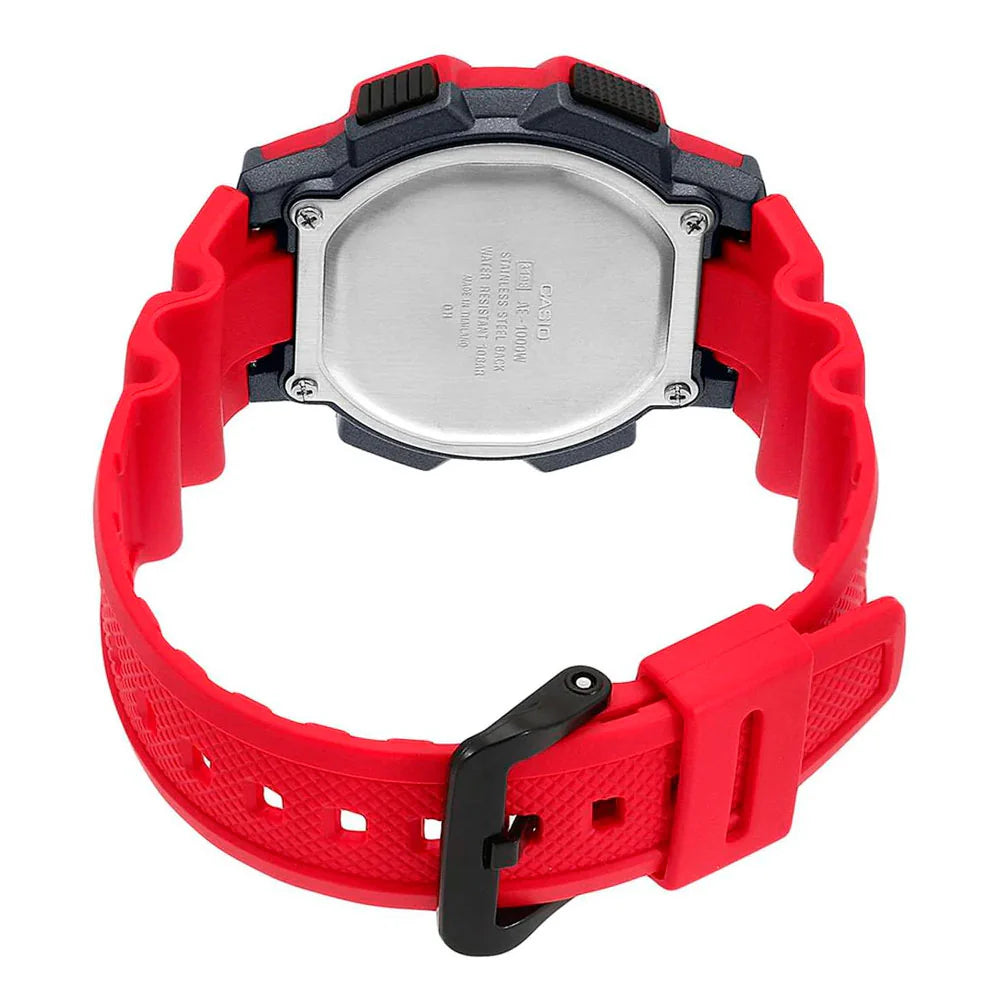 RELOJ PARA HOMBRE CASIO AE-1000W-4AVDF -ROJO