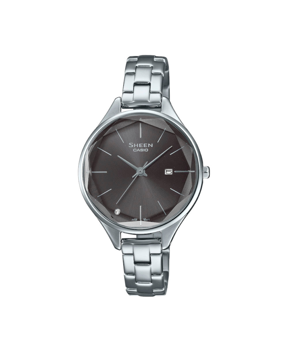 RELOJ PARA MUJER CASIO SHEEN SHE-4062D-8AUDF -PLATEADO