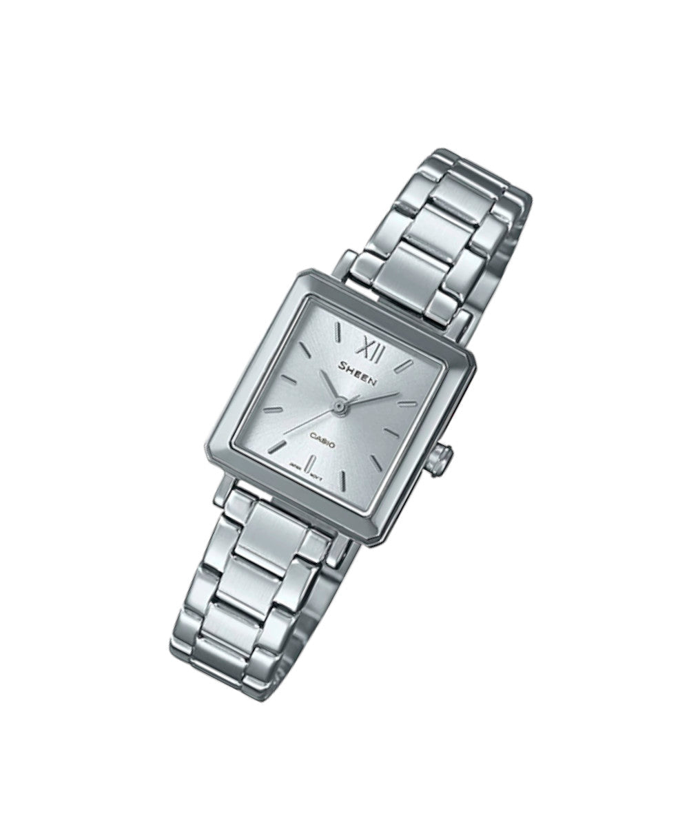 RELOJ PARA MUJER CASIO SHEEN SHE-4538D-7AUDF -BLANCO