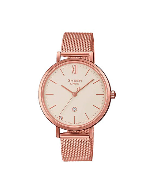 RELOJ PARA MUJER CASIO SHEEN SHE-4539CGM-4AUDF -ROSADO