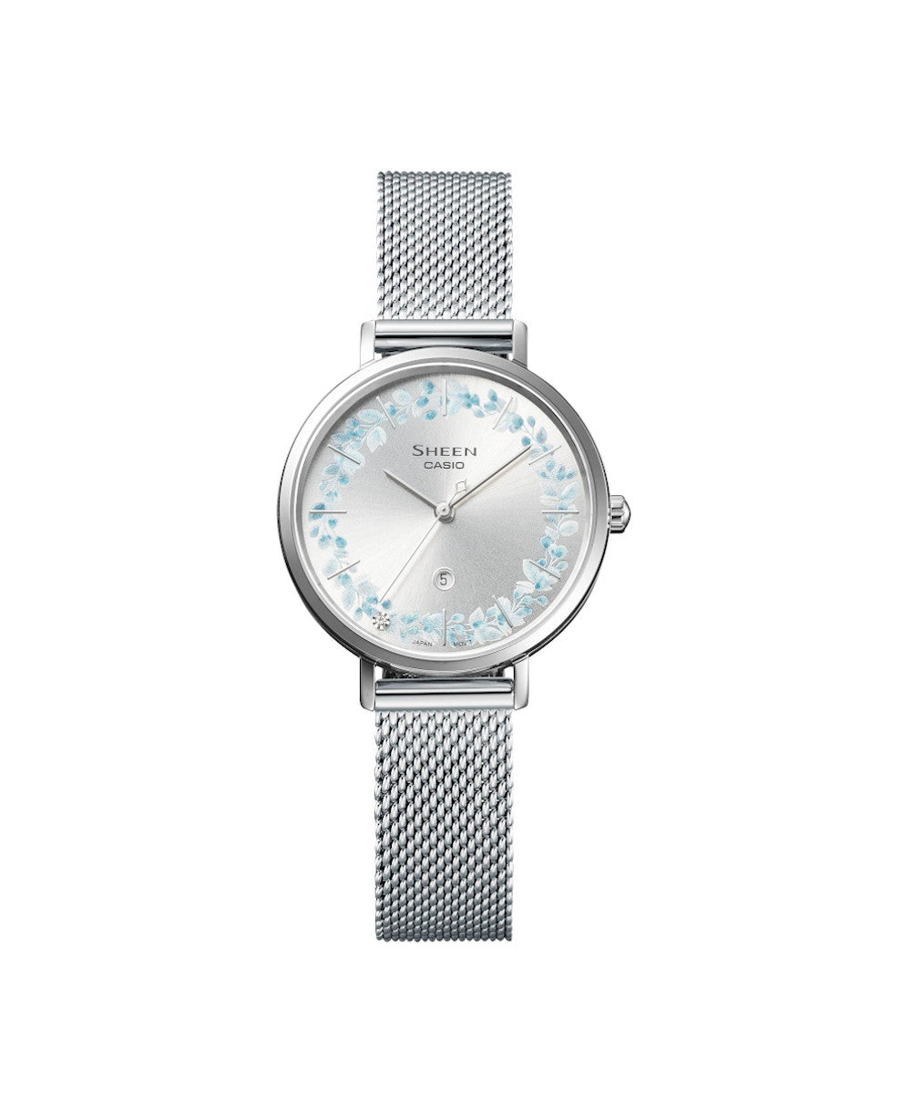 RELOJ PARA MUJER CASIO SHEEN SHE-4539FM-7AUDF -BLANCO