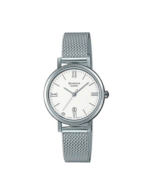 RELOJ PARA MUJER CASIO SHEEN SHE-4540M-7AUDF -BLANCO