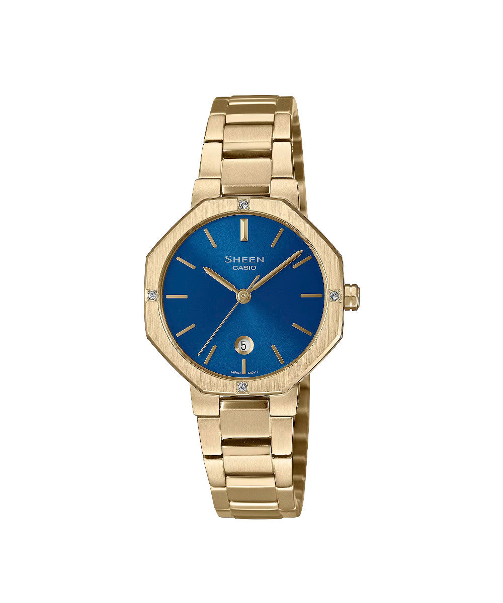 RELOJ PARA MUJER CASIO SHEEN SHE-4543G-2AUDF -AZUL