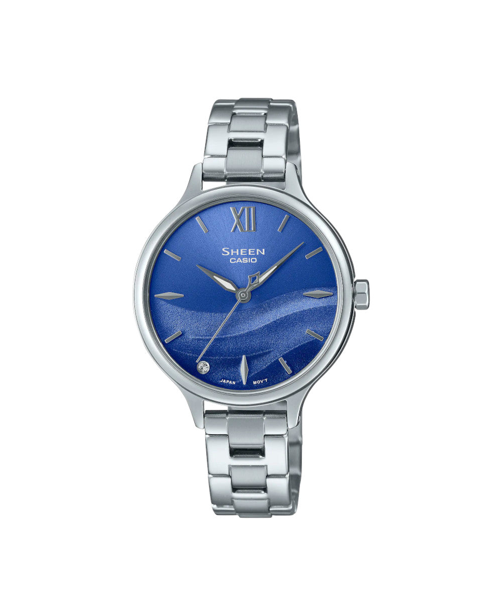 RELOJ PARA MUJER CASIO SHEEN SHE-4550D-2BUDF -AZUL