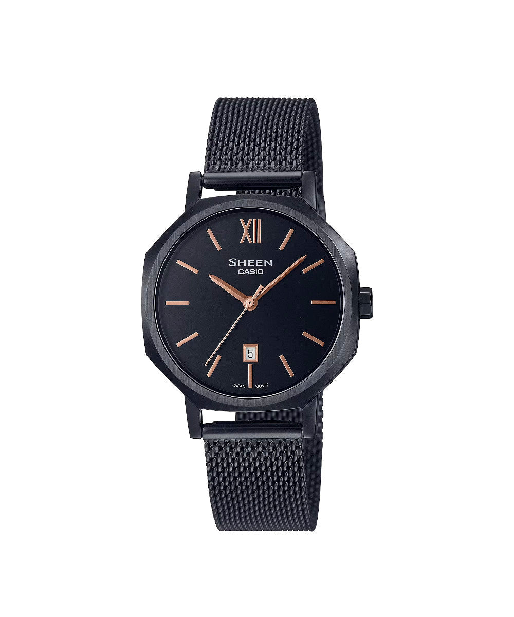 RELOJ PARA MUJER CASIO SHEEN SHE-4554BM-1AUDF -NEGRO