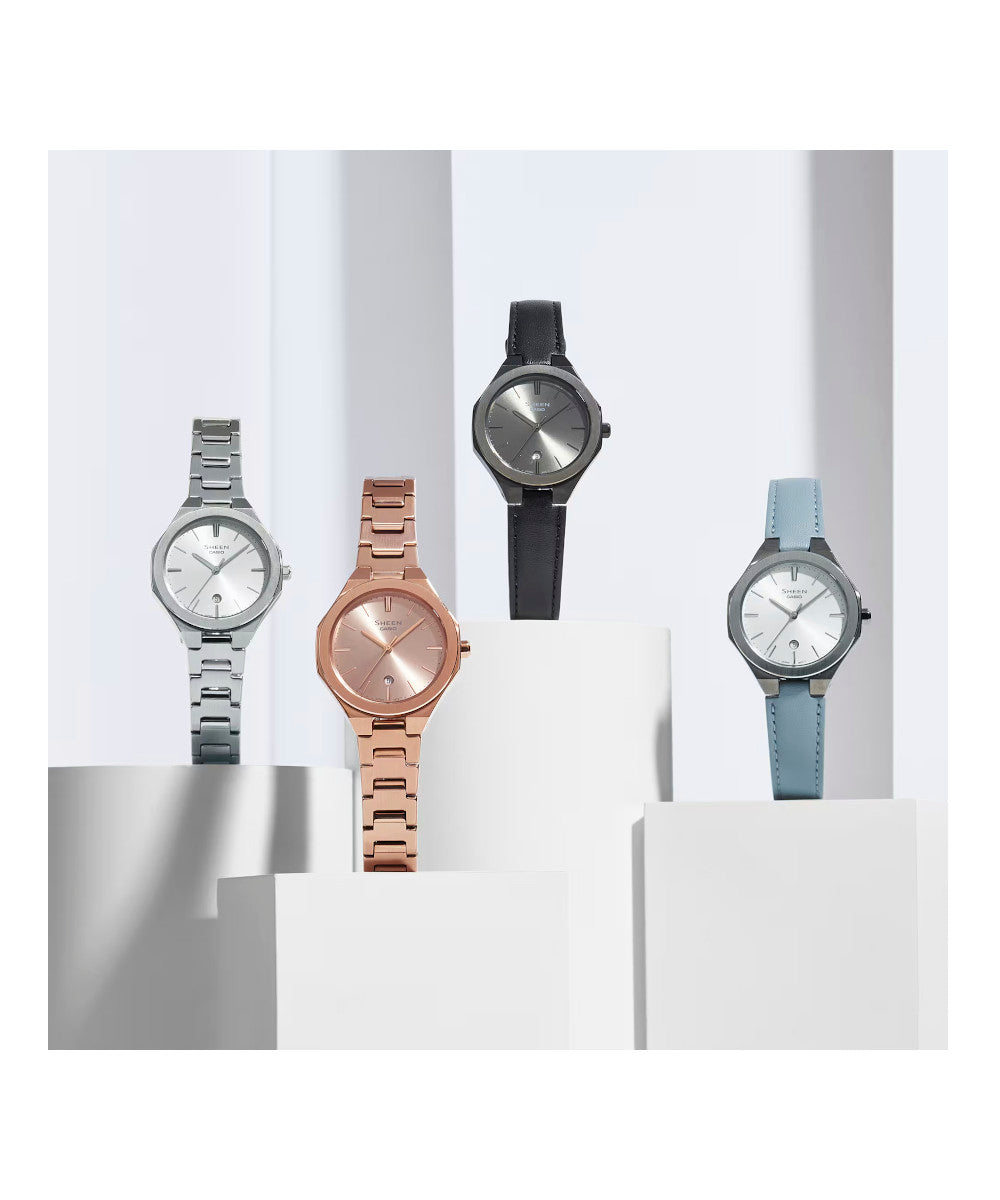 RELOJ PARA MUJER CASIO SHEEN SHE-4563BL-8AUDF -NEGRO