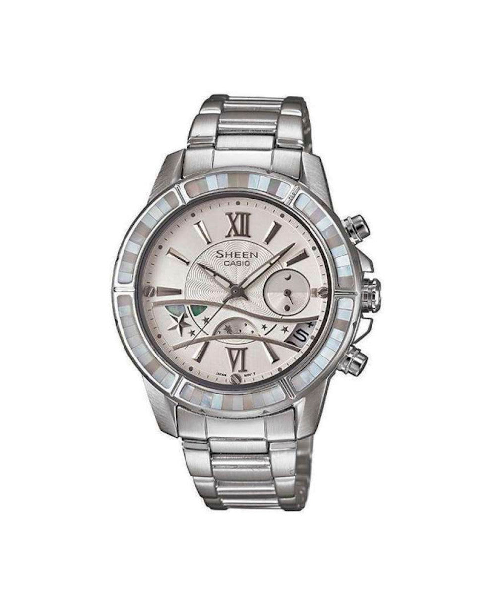 RELOJ PARA MUJER CASIO SHEEN SHE-5514D-7ADR -BLANCO