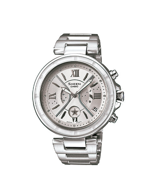 RELOJ PARA MUJER CASIO SHEEN SHE-5515D-7ADR -BLANCO