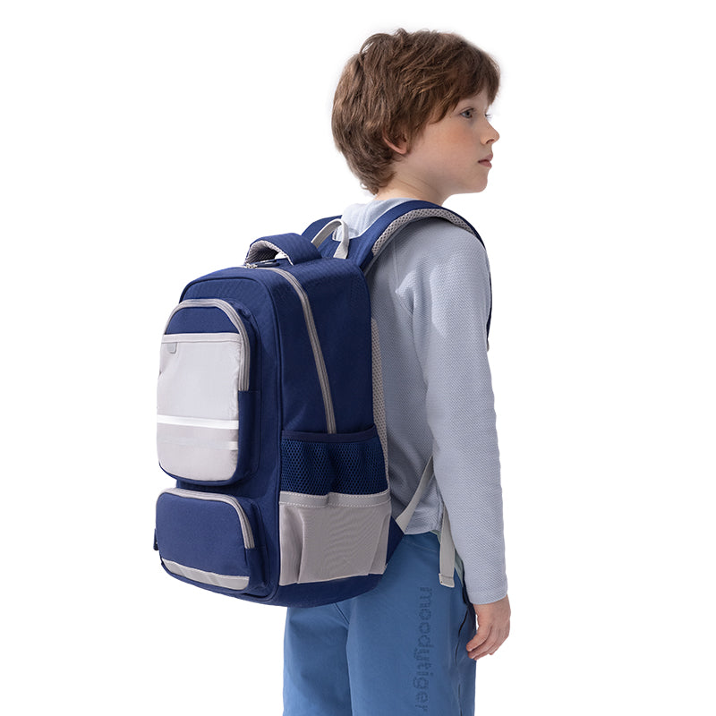 MORRAL DELI BICOLOR TRES CREMALLERAS AZUL