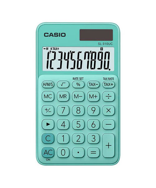 CALCULADORA CASIO - MI ESTILO SL-310UC-GN-W-DC