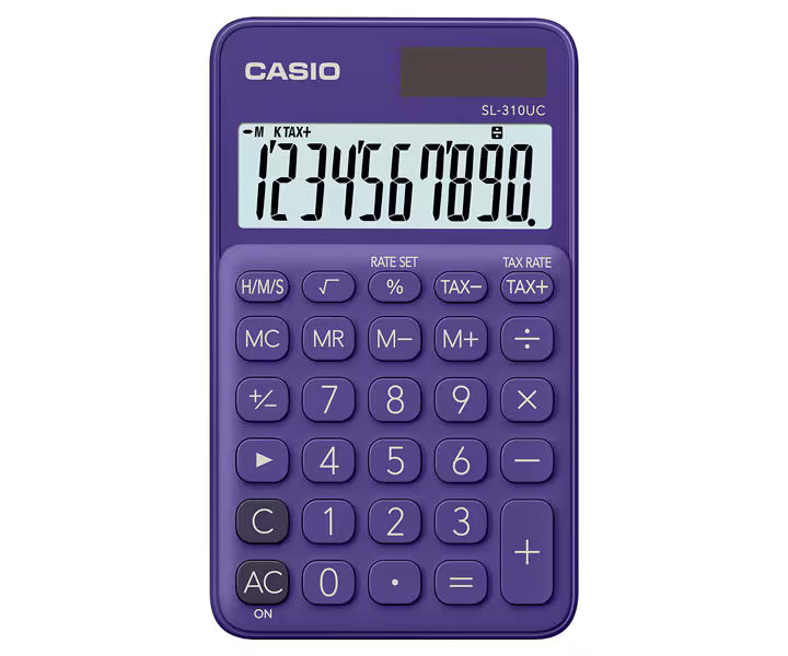CALCULADORA CASIO - MI ESTILO SL-310UC-PL-W-DC