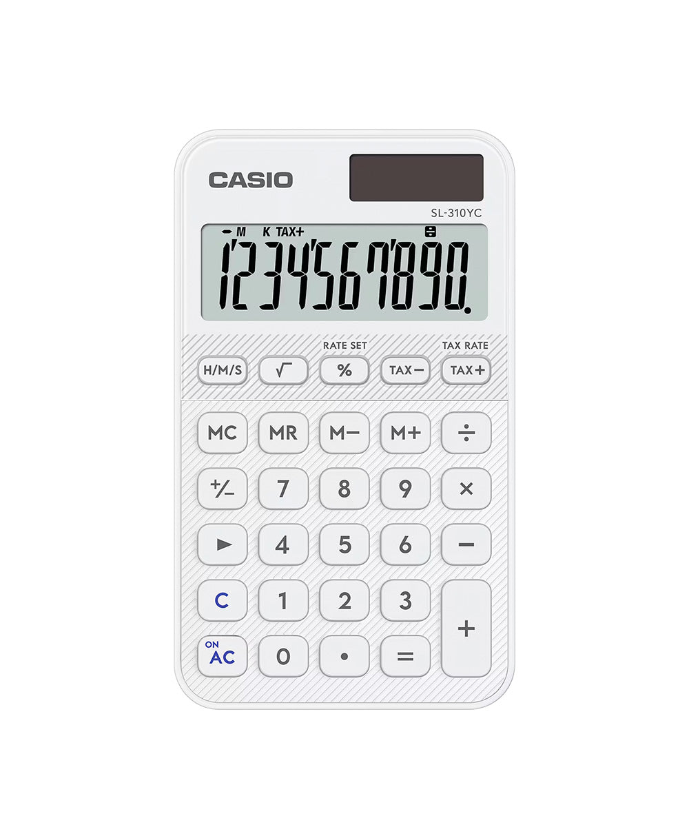 CALCULADORA CASIO - MI ESTILO SL-310YC-WE-W-DP