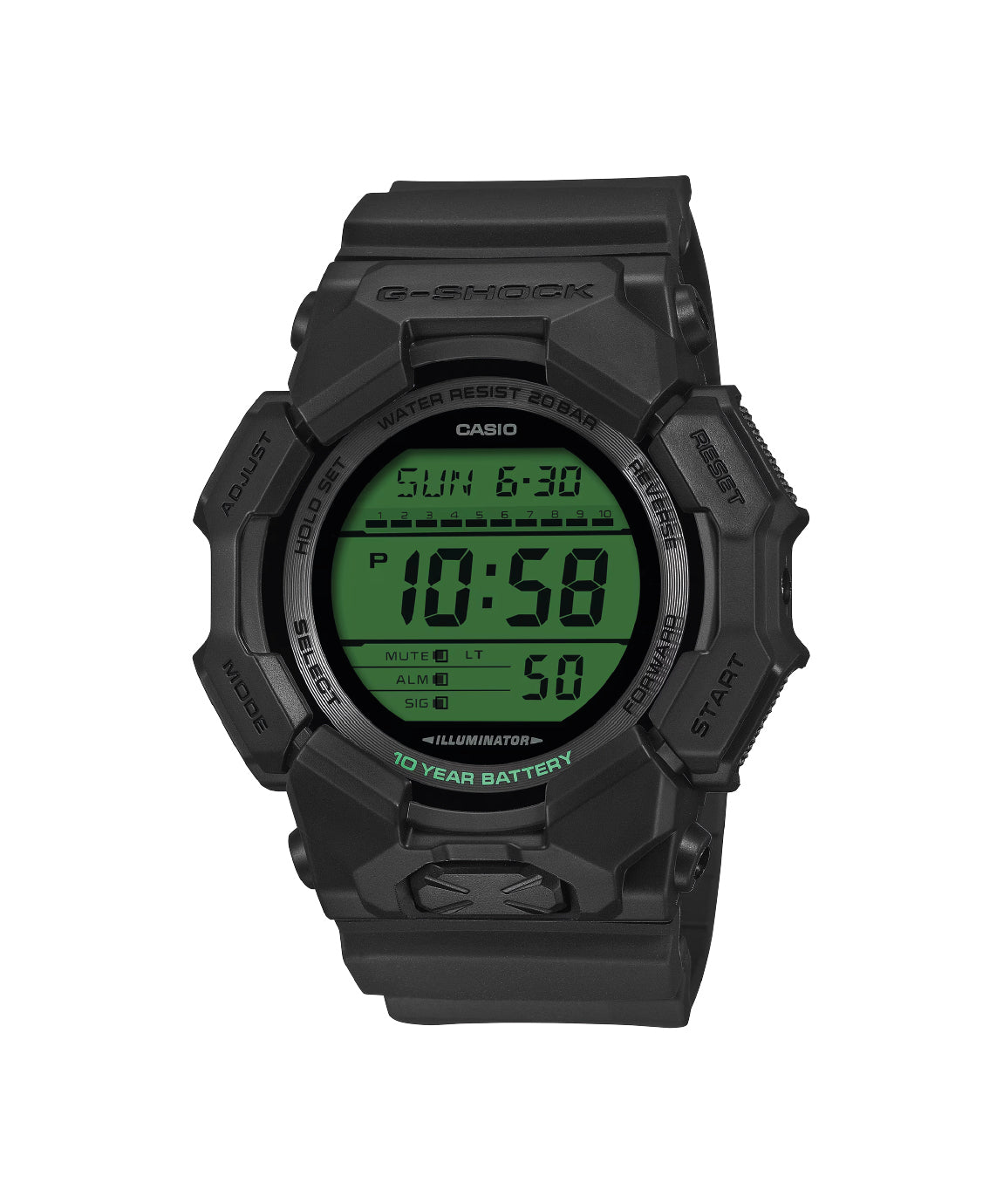 RELOJ CASIO G-SHOCK GD-010BEG-1DR  - NEGRO