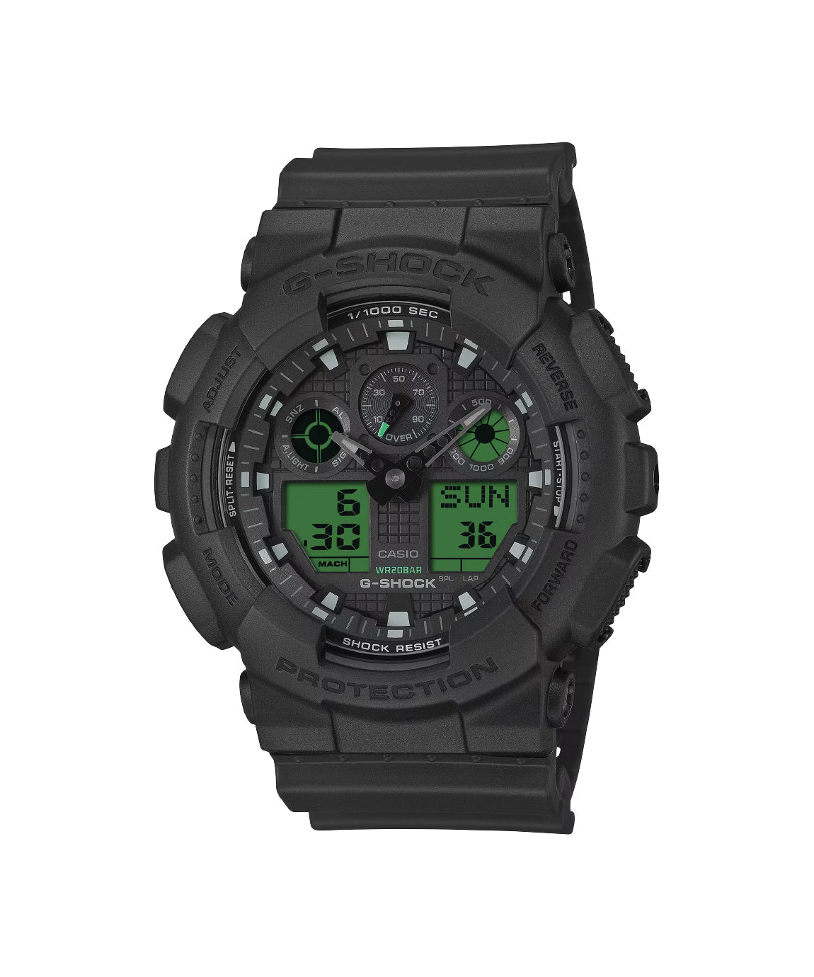 RELOJ CASIO G-SHOCK GA-100BEG-1ADR - NEGRO