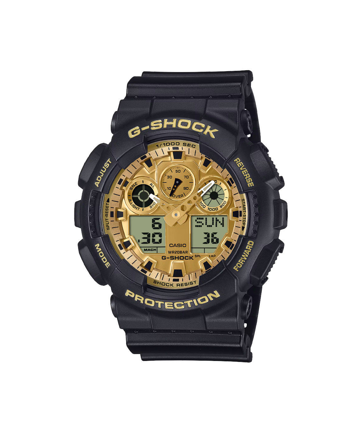 RELOJ PARA HOMBRE G-SHOCK GA-100GGB-1A9DR - NEGRO
