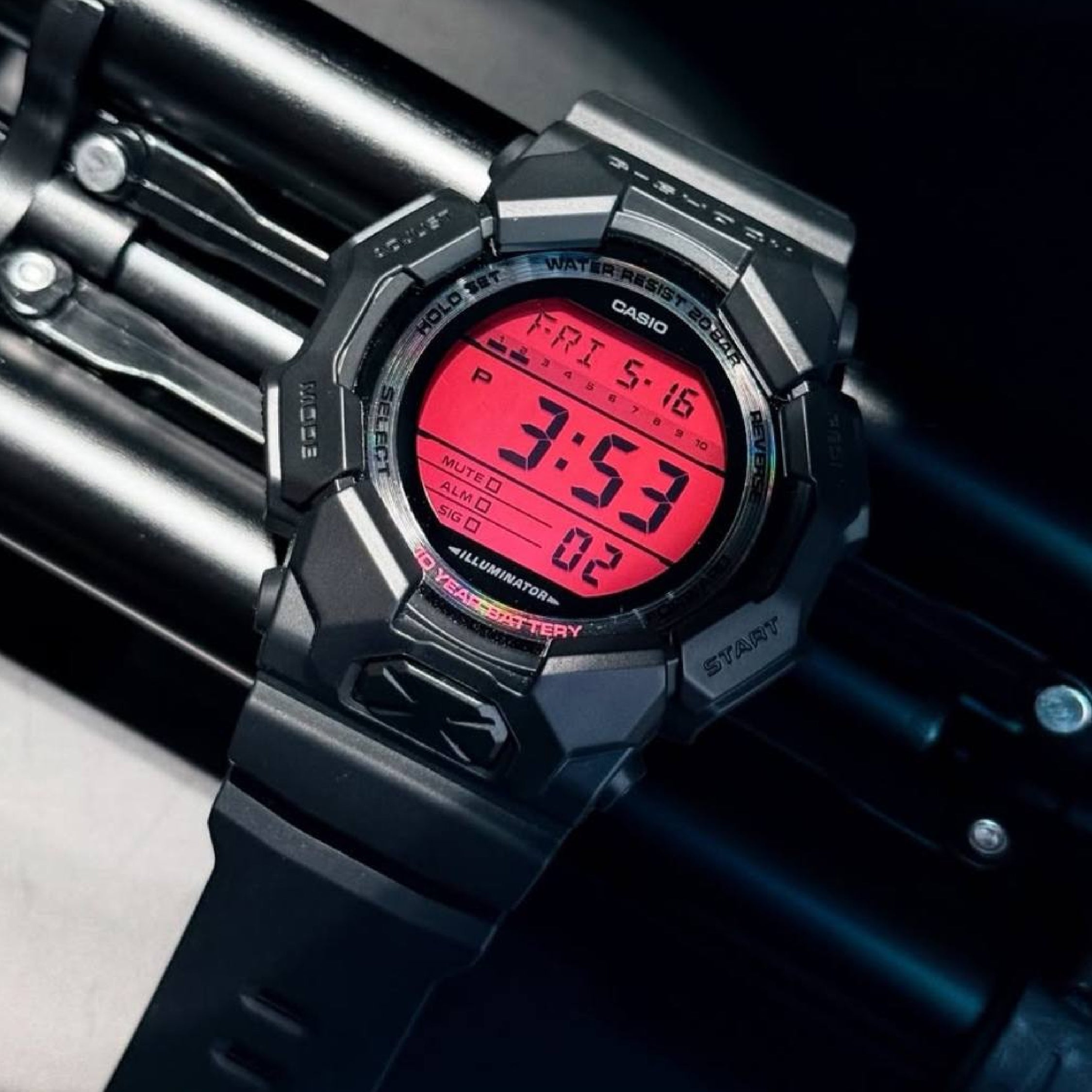 RELOJ CASIO G-SHOCK GD-010BBR-1DR - NEGRO