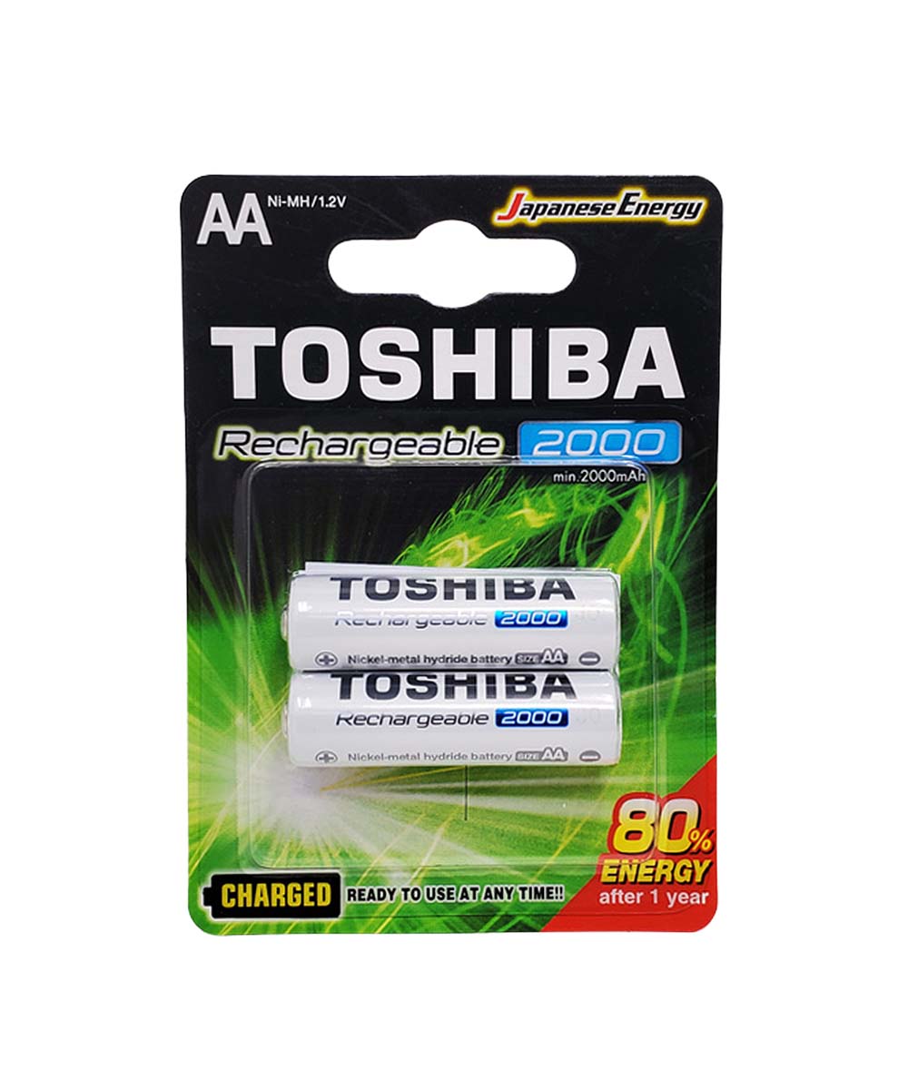 PILA TOSHIBA RECARGABLE AA | 2 UND x BLISTER | TNH-6GME-BP-2C