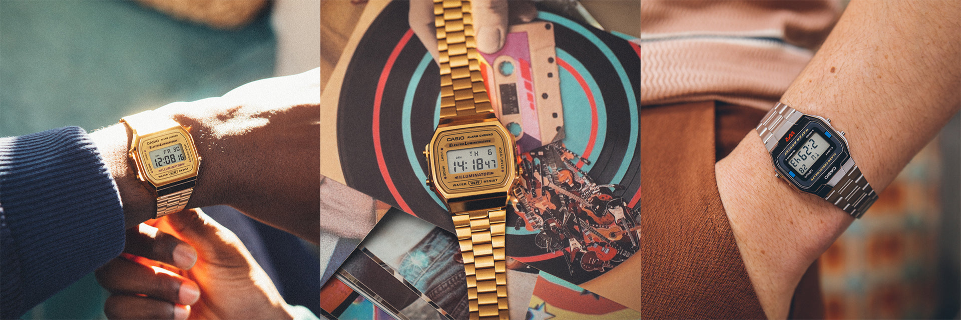 Reloj Casio Vintage W-218H-4B2VDF Correa Naranja