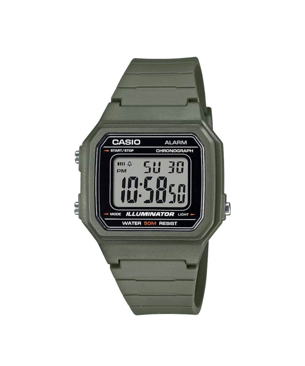 RELOJ PARA HOMBRE CASIO W-217H-3AVDF - VERDE