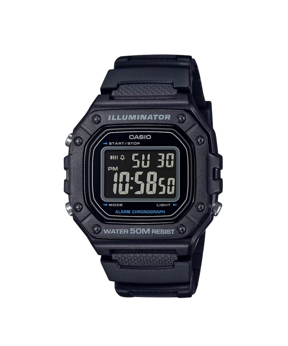 RELOJ CASIO W-218H-1BVDF -NEGRO
