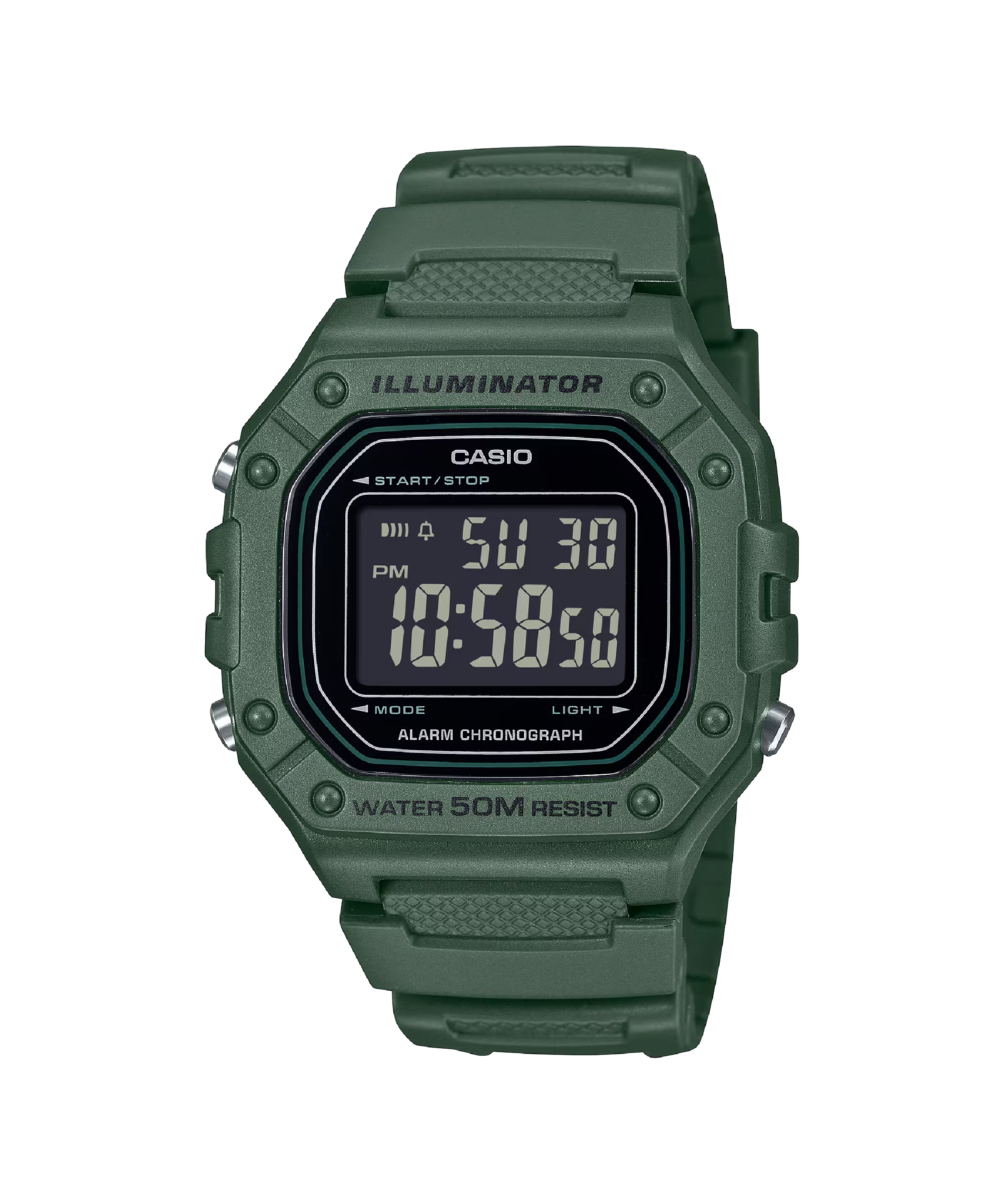 RELOJ CASIO W-218H-3BVDF - VERDE